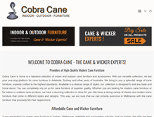 Tablet Screenshot of cobracane.com.au